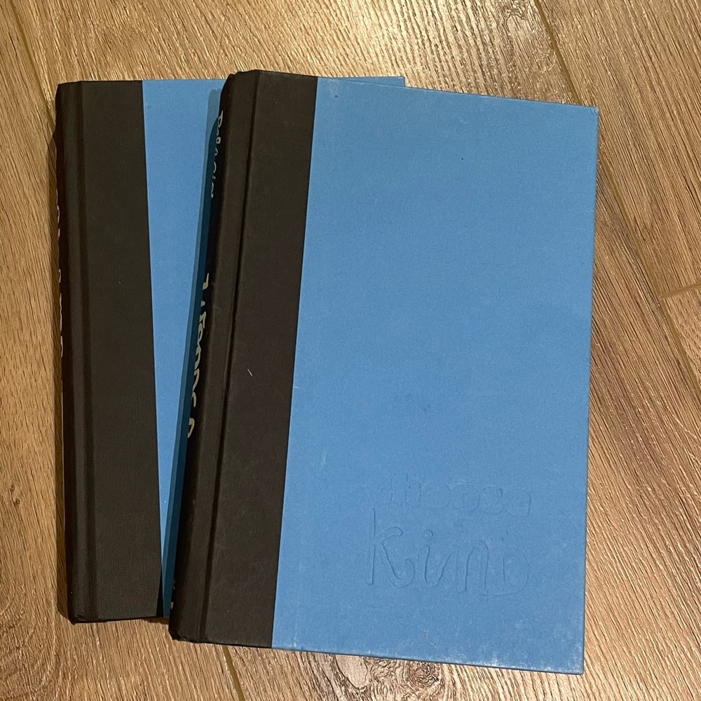 Blue and Black Coffee Table Book Set